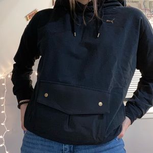 BLACK PUMA HOODIE